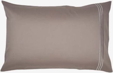 Vỏ gối cotton sateen | EA | xám nhạt | R50xD70cm