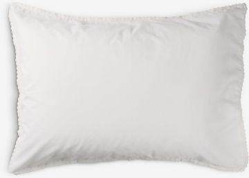 Vỏ gối cotton | LIVA | trắng | R50xD70cm