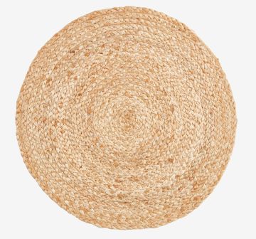 Tấm lót đĩa | BUKKETORN | sợi đay | màu tự nhiên | Ø38cm
