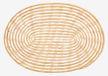 Tấm lót đĩa | STRANDGLIM | xơ cọ | màu tự nhiên | R30xD43cm