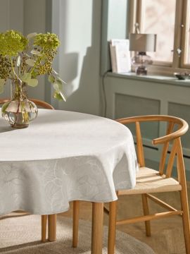 Khăn phủ bàn | STILKEG | polyester | be | Ø160cm