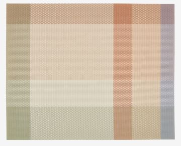 Tấm lót đĩa | VALLMO | polyethylene | xanh/cam | R33xD42cm