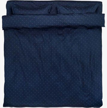 Bộ vỏ chăn gối đôi kèm ga cotton sateen | STELLA | xanh | R200xD220cm/R240xD260cm/R50xD70cm