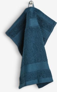 Khăn mặt cotton | KARLSTAD | xanh navy | R28xD30cm