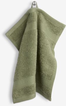 Khăn mặt cotton | KARLSTAD | xanh lá | R28xD30cm