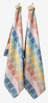 Bộ 2 khăn đa năng cotton | KAMELIA | nhiều màu |  R50xD70cm