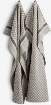 Bộ 2 khăn đa năng cotton | LIMURT |xám | R50xD70cm