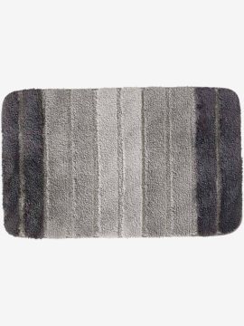 Thảm phòng tắm | TOBO | polyester | sọc xám | R70xD120cm