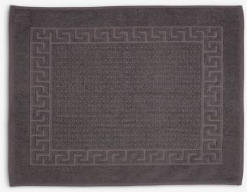 Thảm phòng tắm | MUNGA | cotton | xám | R50xD70cm