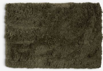 Thảm phòng tắm | SANDVIKEN | polyester | xanh olive | R60xD90cm