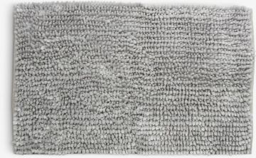 Thảm phòng tắm | BERGBY | polyester | xám nhạt | R50xD80cm