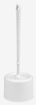 Chổi cọ toilet | TULEBO | nhựa PP | trắng | Ø11xC35cm