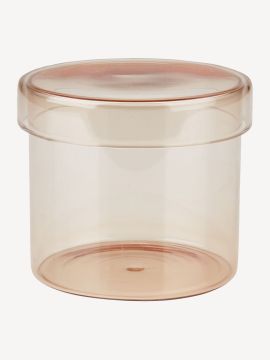 Lọ | GRUMS | thủy tinh | cam | Ø10xC8cm