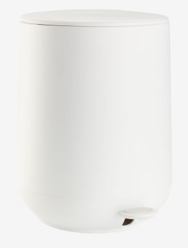 Thùng rác | OXIE | kim loại/nhựa ABS | trắng | Ø23xC28cm | 5L