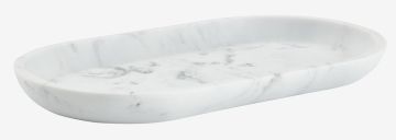 Khay phụ kiện | BERGHEM | nhựa polyresin | màu đá cẩm thạch | R14.5xD25.5xC2.5cm
