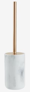 Chổi cọ toilet | BERGHEM | nhựa polyresin/kim loại | màu đá cẩm thạch | Ø10xC40cm