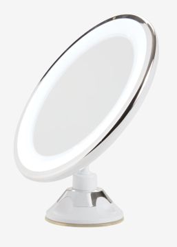 Gương đèn LED | VEDDIGE | nhựa ABS/gương | trắng | Ø20xC22cm