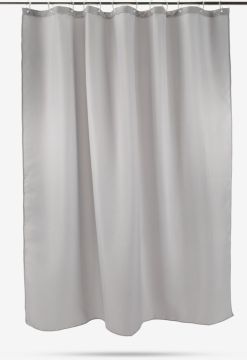 Rèm phòng tắm | SIBO | polyester | xám | R180xD200cm