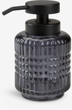 Bình xịt xà phòng | ROTEBERG | thủy tinh/nhựa ABS | xám đậm | Ø8xC14cm