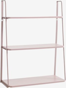 Kệ treo tường | HIRTSHALS | kim loại/gỗ công nghiệp | hồng | R51xS22xC68cm