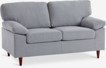 Sofa 2 chỗ | GEDVED | vải polyester | xám nhạt | R154xS84xC85cm