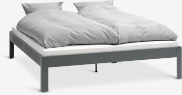 Giường | KILDEN | thép | xám đậm | R180xD200cm