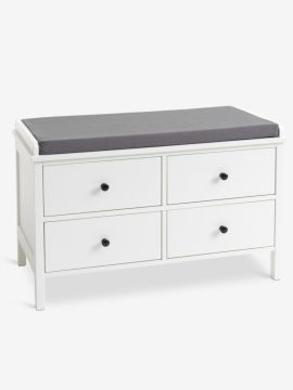 Ghế băng | TERPET | gỗ công nghiệp | trắng | R81xS40xC52cm