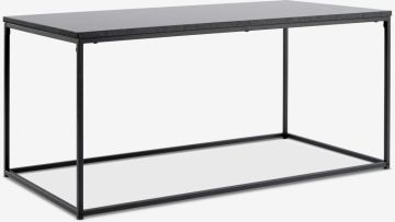 Bàn café | TROSTERUD | gỗ công nghiệp/kim loại | màu đá hoa đen | R50xD100xC45cm