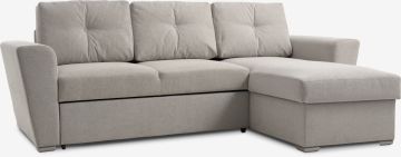 Sofa giường đổi góc | VEJLBY | vải polyester | vàng cát | R244xS87/157xC86cm