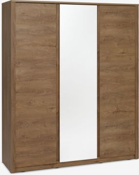 Tủ quần áo | VEDDE | gỗ công nghiệp | màu sồi đậm | R167xS53xC197cm