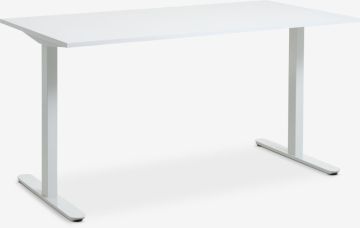 Bàn làm việc | STAUNING | gỗ công nghiệp/thép | trắng | R80xD160xC75cm