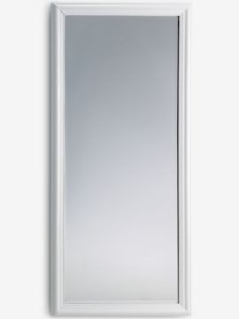 Gương | MARIBO | gỗ tự nhiên | trắng | R72xS3xC162cm
