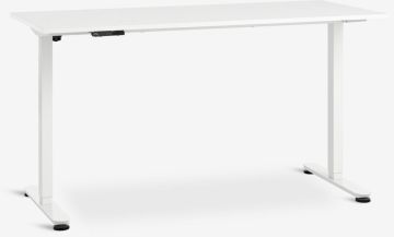 Bàn làm việc điều chỉnh độ cao | SVANEKE | gỗ công nghiệp/thép | trắng | R80xD160xC70/119cm