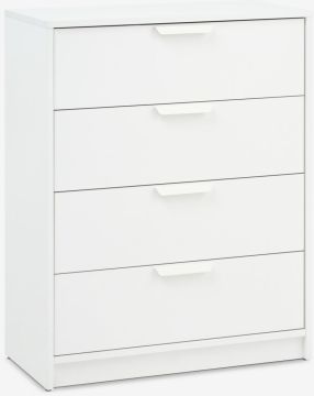 Tủ ngăn kéo 4 ngăn | JENSLEV | gỗ công nghiệp | trắng | R71xS36xC89cm