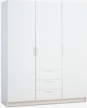 Tủ quần áo | JENSLEV | gỗ công nghiệp | trắng | R144xS50xC176cm