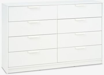 Tủ ngăn kéo 8 ngăn | JENSLEV | gỗ công nghiệp | trắng | R139xS36xC89cm