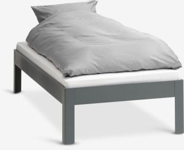 Giường đơn | KILDEN | thép | xám đậm | R90xD200cm