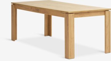 Bàn ăn | LINTRUP | gỗ công nghiệp | màu sồi | D190/280xR90xC77cm