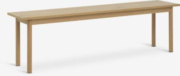 Ghế băng | ALSTED | gỗ công nghiệp/kim loại | màu sồi | R160xS35xC45cm