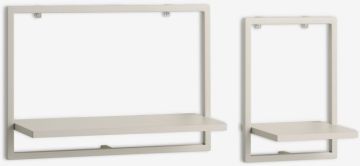 Kệ treo tường | TRAPPEDAL | kim loại/gỗ công nghiệp | be | R50/25xS20xC35cm
