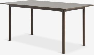 Bàn ăn | ALSTED | gỗ công nghiệp/kim loại | màu sồi đậm | R90xD160xC75cm