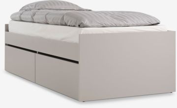 Giường mở rộng | LIMFJORDEN | gỗ công nghiệp | be | R90/180xD200xC56cm