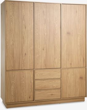 Tủ quần áo | TRANUM | gỗ công nghiệp | màu sồi | R180xS58xC200cm
