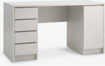 Bàn làm việc | LIMFJORDEN | gỗ công nghiệp | be | R60xD140xC75cm