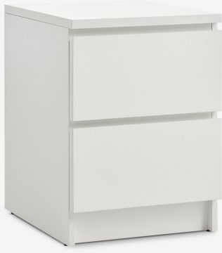 Tủ đầu giường | LIMFJORDEN | gỗ công nghiệp | trắng | R41xS48xC56cm