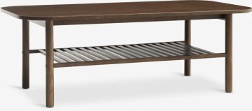Bàn cafe | LYNGVIG | veneer sồi/gỗ công nghiệp | màu sồi đậm | R70xD130xC45cm