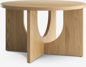 Bàn cafe | RADBY | gỗ công nghiệp | màu sồi ấm | Ø70xC42cm