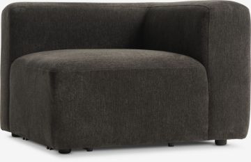 Module góc | SKEJBY | vải polyester | nâu | R92xS92xC64cm