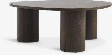 Bàn cafe | RAVNSBJERG | gỗ công nghiệp | màu sồi đậm | R90xD90xC35cm