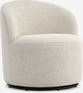 Ghế bành | ANDRUP | vải polyester | be | R74xS73xC75cm